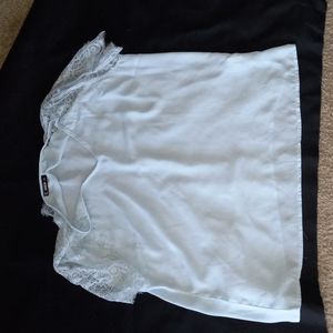 Lace Short sleeved blouse| Size:2XL |